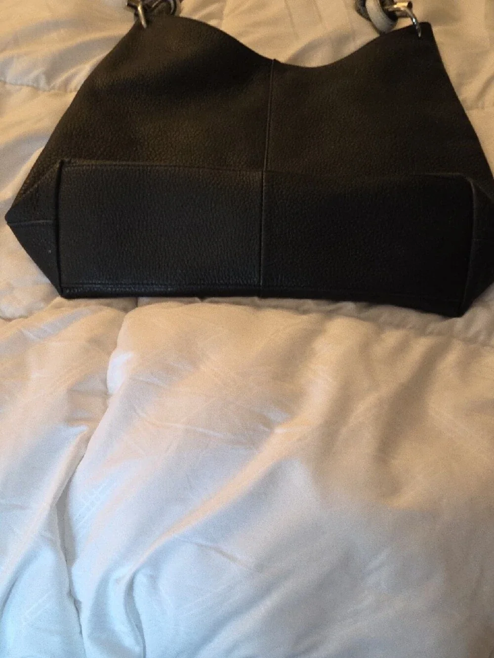 Pebbled leather hobo bag, Vince Camuto
